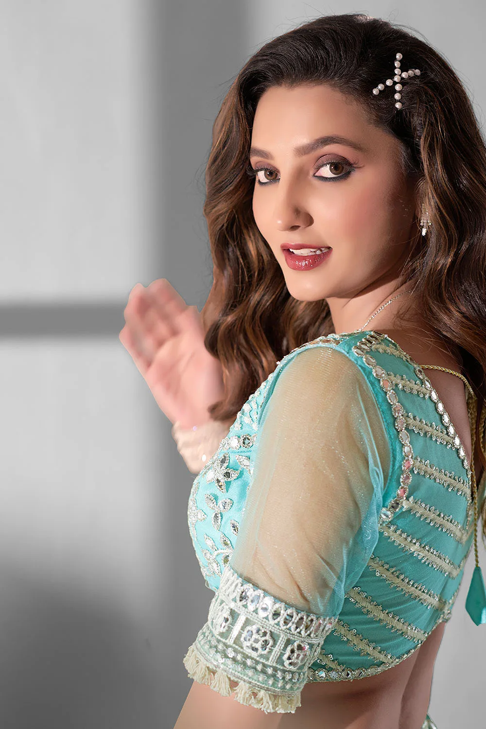 Lehenga Back View