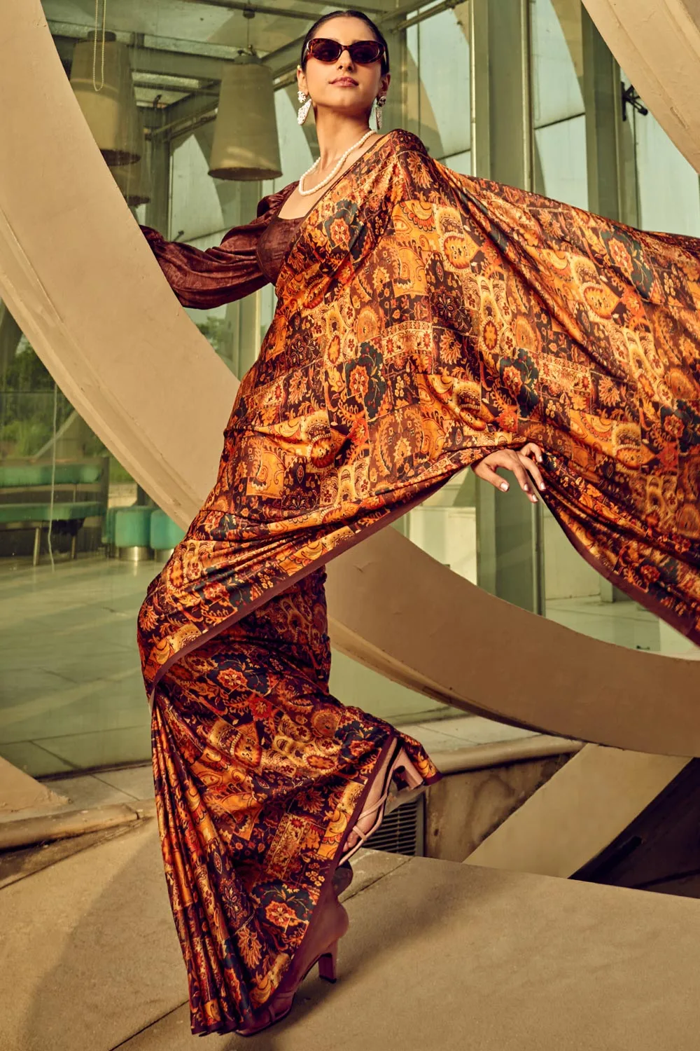 Satin Crepe Drape