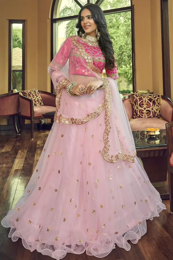 Pink Lehenga Set