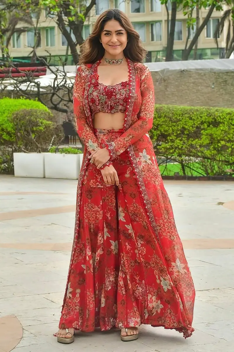 Jacket-style Indo Western wear with flowy silhouette